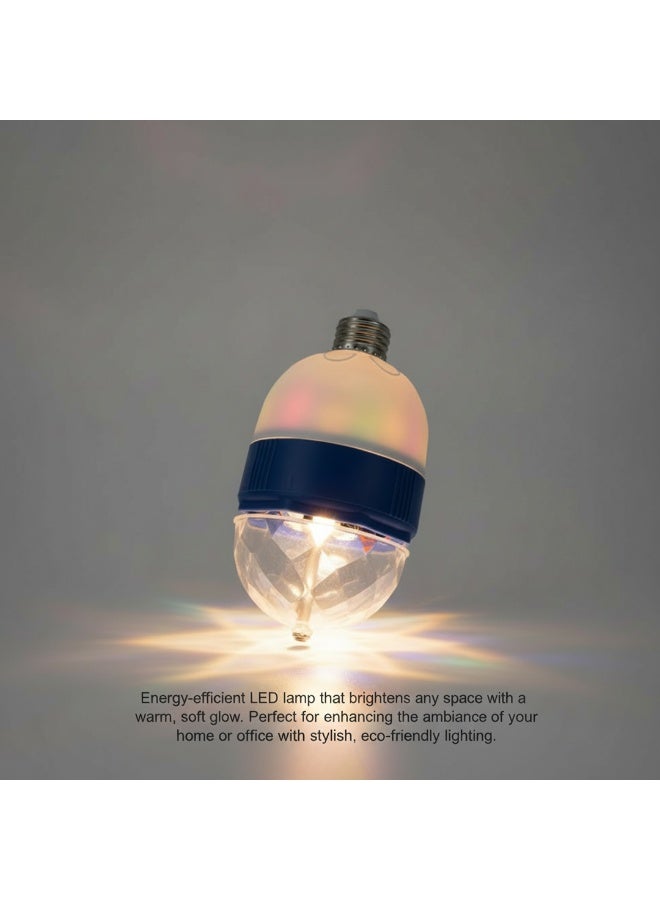 نجفة شوب لمبة دوّارة LED متعددة الألوان مناسبه لرمضان للحفلات، إضاءة متحركة تناسب المنازل والمناسبات - Image 4