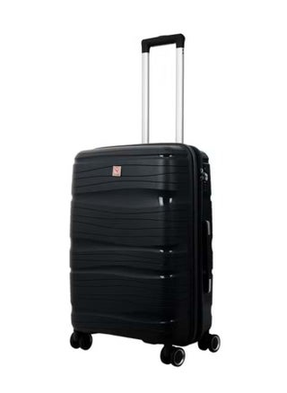 REFLECTION 20 Inches Classy PP Hard Luggage, Trolley Bag with 4 Spinner Wheels and TSA Lock, Black, 53 cm - pzsku/Z2E268E6C73394CDFDD03Z/45/_/1709541457/e69bb226-a5db-4c27-a3e1-ad971df83b7a
