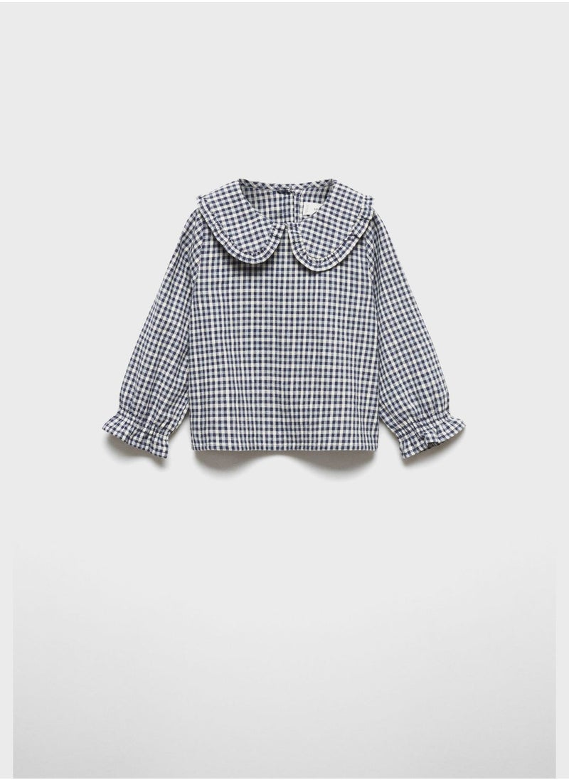 MANGO - Kids Checks Top - Image 1