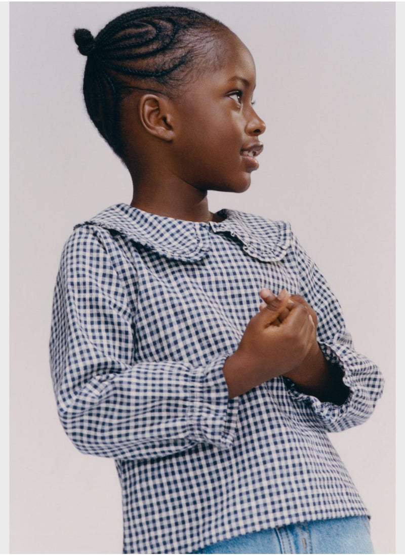 MANGO - Kids Checks Top - Image 1