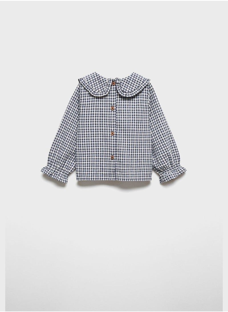 MANGO - Kids Checks Top - Image 1