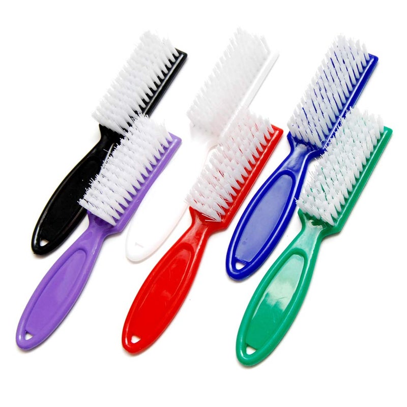 Luxxii 6 Pack Handle Grip Nail Brush Fingernail Scrub Cleaning Brushes Nail Hand Scrubbing Cleaning Brush