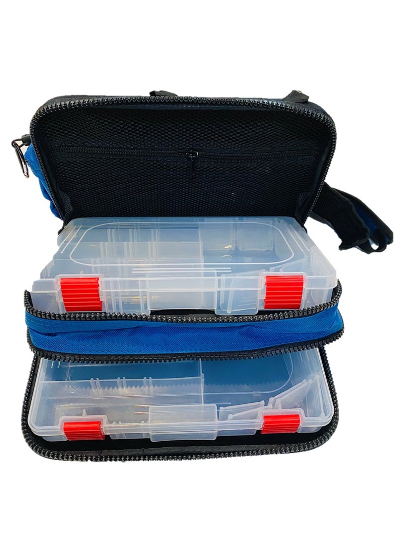 oakura Crossbody Tackle Hard Box - Convenient Fishing Accessories Storage For On-The-Go Anglers  - Image 3