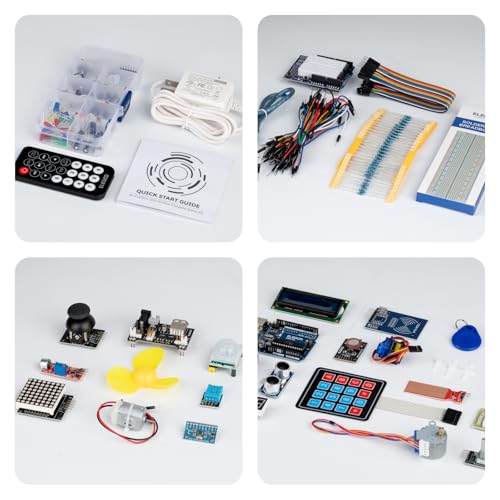 ELEGOO UNO R3 Project Most Complete Starter Kit with Tutorial Compatible with Arduino IDE 200 Components - Image 3
