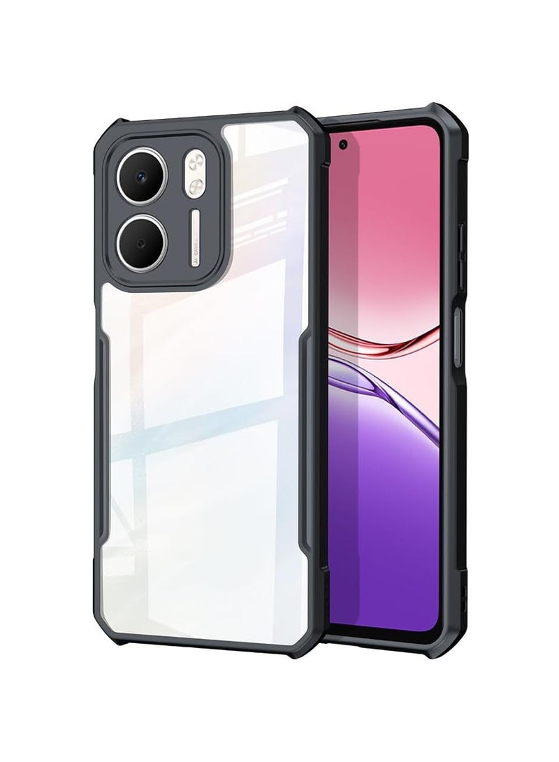 general Case Compatible OPPO A5x 5G/4G 【AIRBAG PROTECTION】 Transparent Case Camera Lens Protection PC+TPU Shockproof Bumper Protection Back Cover - Image 1