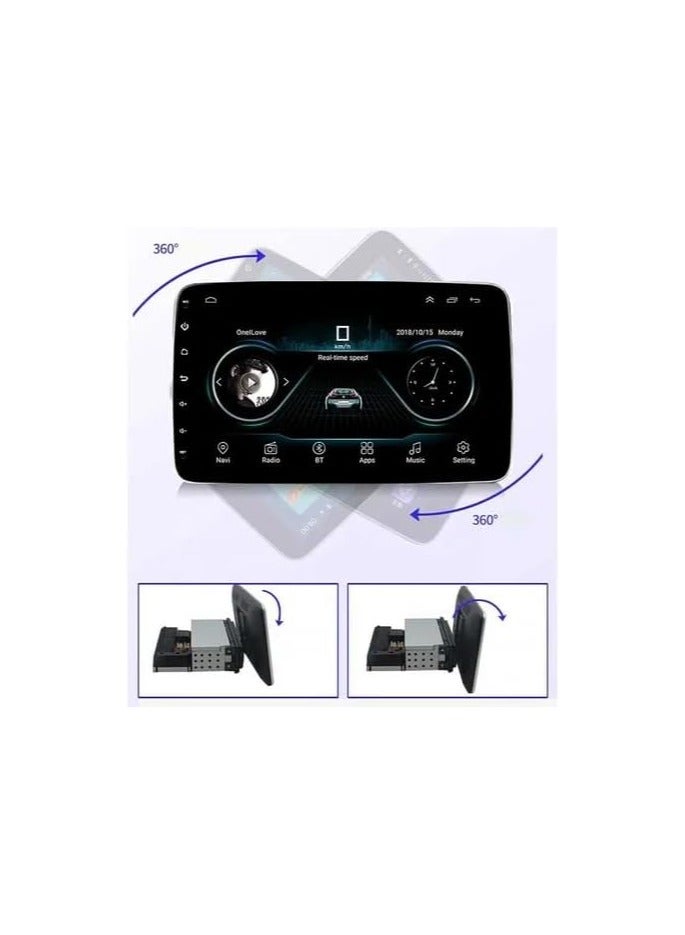 SHEZA STAR تابلت أندرويد للسيارات العالمية HD1080-670 شاشة بلوتوث، واي فاي، نظام ملاحة GPS دقة عالية مرآة ربط راديو FM كابل USB 2+32GB تخزين مع كاميرا خلفية مجانية - Image 4