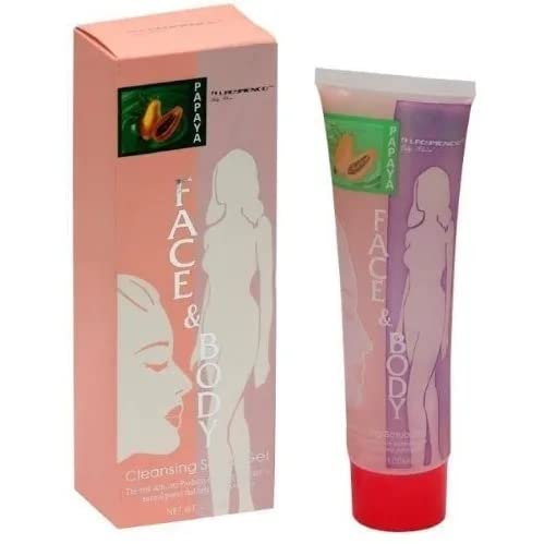 Elecsera Face Body Cleansing Gel Natural Ingredient to Moisturize and Smoothing Scrub 100 ml