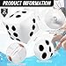 Lunmon 2 Pcs 40 Inch Jumbo Inflatable Dice Fun Giant Inflatable Dice Set Blow up Float Toys for Indoor Outdoor Broad Lawn Game Casino Theme Ludo Pool Birthday Party Decorations FavorsWhite - Image 4