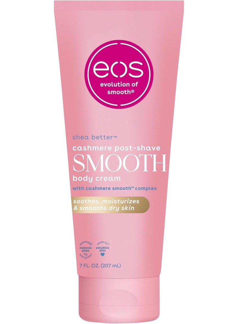 eos Cashmere Skin Collection Post-Shave Smooth Body Cream- Vanilla Cashmere Scented, 72-Hour Hydration, 7 fl oz - Image 1