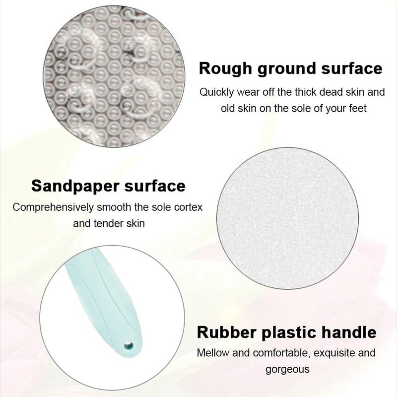pepplo Callus Remover For Feet DoubleSided Foot Files Stainless Steel Foot Rasp Dead Skin Scraper Professional Pedicure Tool Heel Grater Rub Scrubber Exfoliating Feet Care ToolRandom Color 4 Piece - Image 3