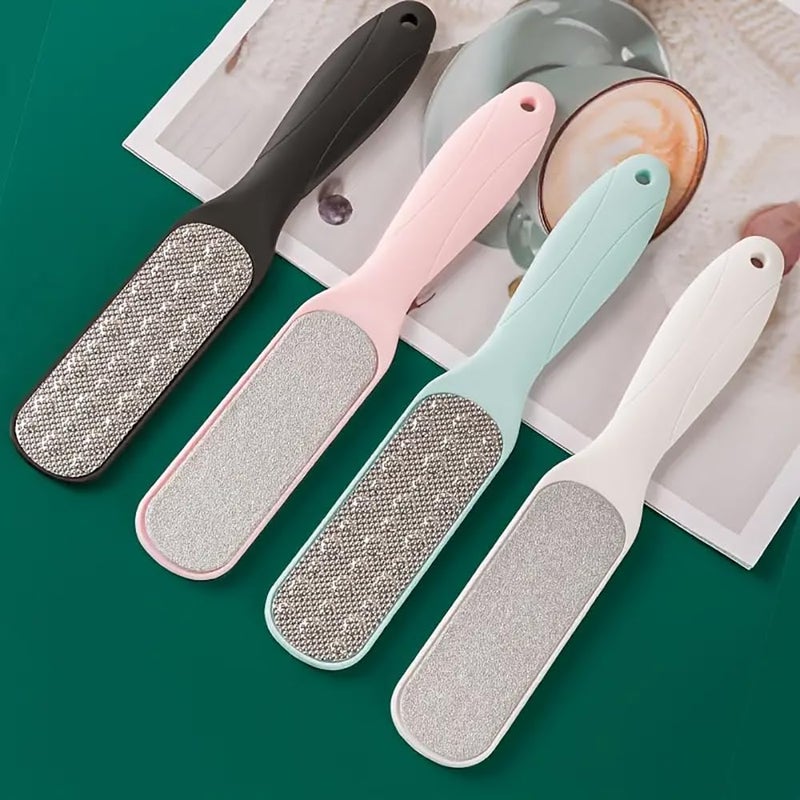 pepplo Callus Remover For Feet DoubleSided Foot Files Stainless Steel Foot Rasp Dead Skin Scraper Professional Pedicure Tool Heel Grater Rub Scrubber Exfoliating Feet Care ToolRandom Color 4 Piece - Image 5