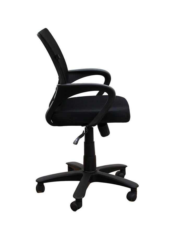 بليتزد كرسي ألعاب/مكتب شبكي مع مسند ظهر مريح مصمم لراحة فائقة مع مقعد قابل للتعديل أسود 100 x 60 x 48سم - Image 3