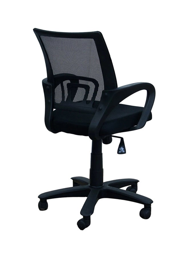 بليتزد كرسي ألعاب/مكتب شبكي مع مسند ظهر مريح مصمم لراحة فائقة مع مقعد قابل للتعديل أسود 100 x 60 x 48سم - Image 2