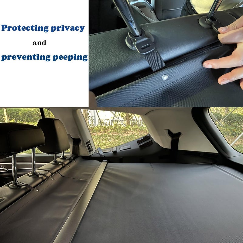 Vesul Retractable Cargo Cover for Toyota Highlander 2020-2022 - Waterproof Cargo Shade and Privacy Screen - Image 3