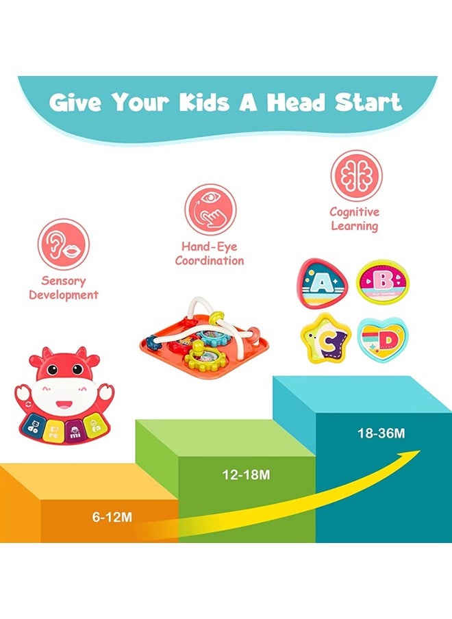 Generic - Children's Early Education Toy With Lights Music and Clock Multifunctional Hexahedron Intelligent Toy for Toddlers 6 in 1 Activity Toys for Babies Learning - Image 1