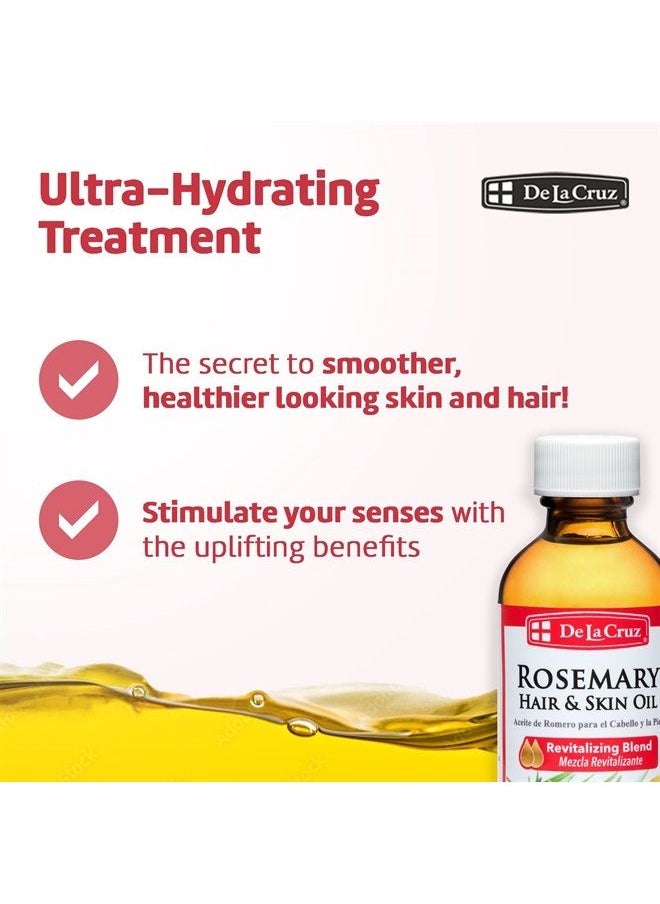 Rosemary Oil Blend Moisturizer with Castor, Avocado and Olive Oil - Topical Use Only 2 FL. OZ. (59 mL)