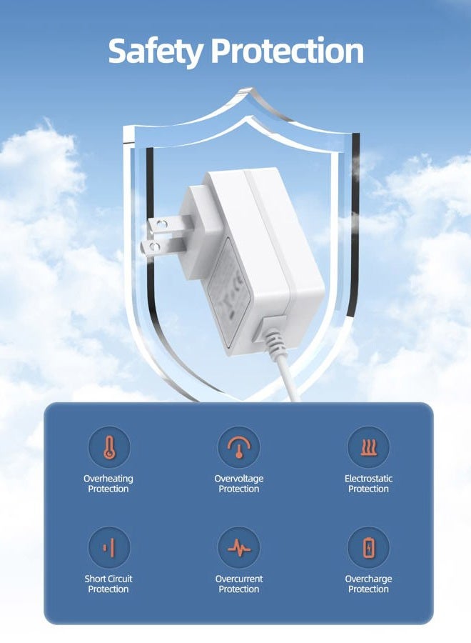 Superer 24V Power Cord Fit for Essential Oil Diffuser Aroma Humidifier Diffuser Young Living, doTERRA, InnoGear, Aromatherapy, ASAKUKI Replacement Charger Supply Adapter (UL Listed) - Image 5