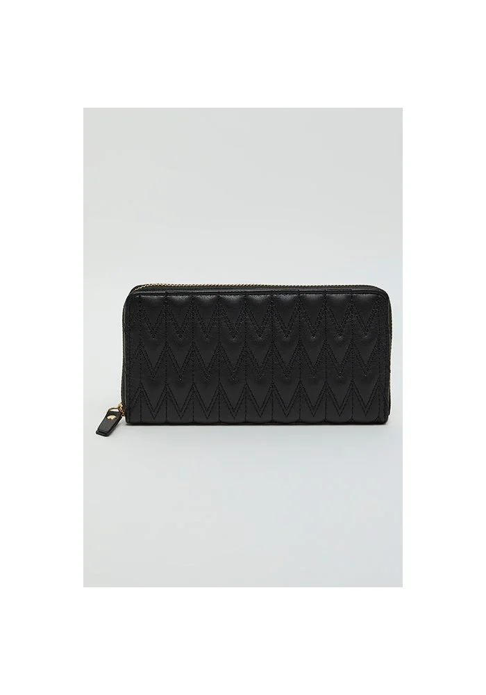 R&b Quilted Long Wallet