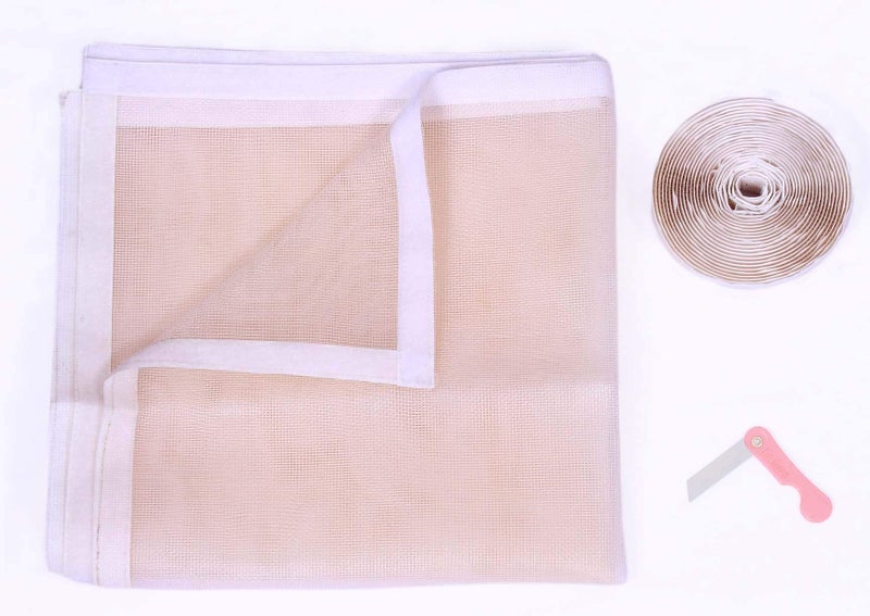 SAI PRASEEDA Mosquito Net for Window with Fiber Glass 4/5feet(120/150cm) 47/59Incheses 1 Year Guarantee Already Stitched with Net(White Color) 200GSM - Image 2