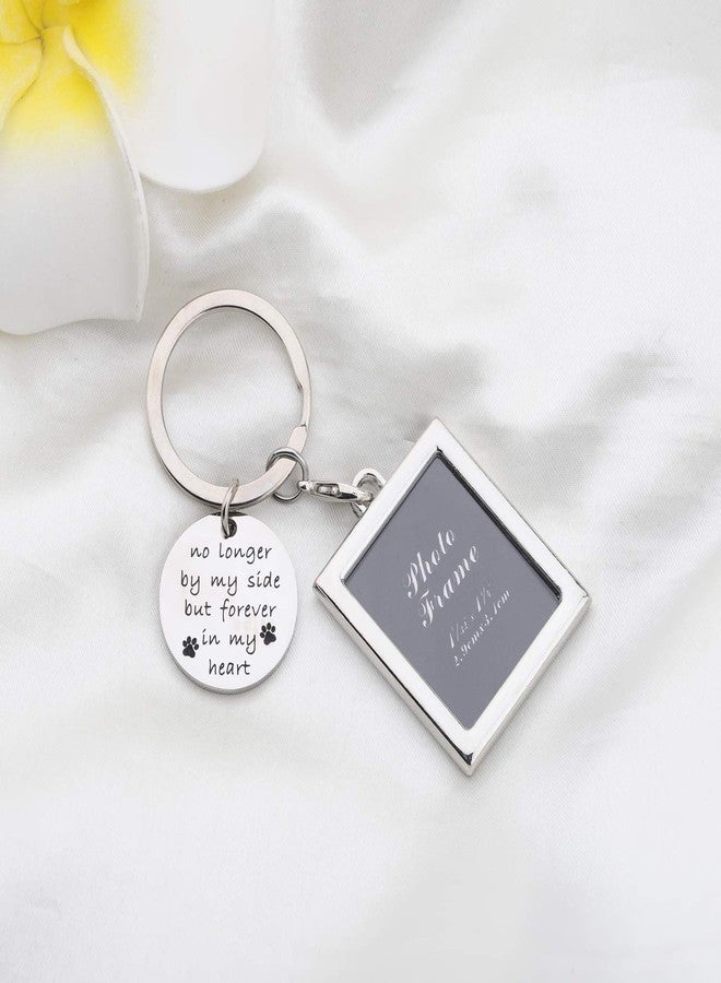 Gzrlyf Pet Memorial Picture Frame Keychain Pet Remembrance Gifts No Longer by My Side but Forever in My Heart (picture frame keychain) - Image 5