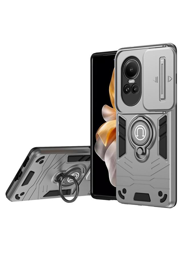 S-TOP Case For OPPO Reno10 5G / Reno10 Pro 5G Camshield Ring Holder Phone Case - Image 1