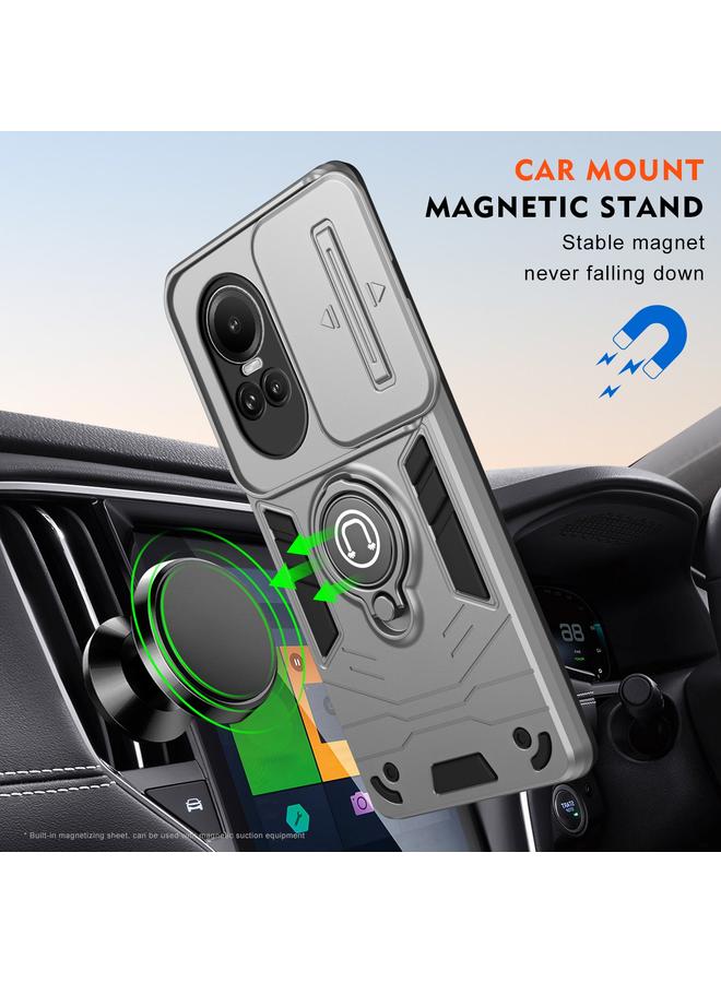S-TOP Case For OPPO Reno10 5G / Reno10 Pro 5G Camshield Ring Holder Phone Case - Image 5