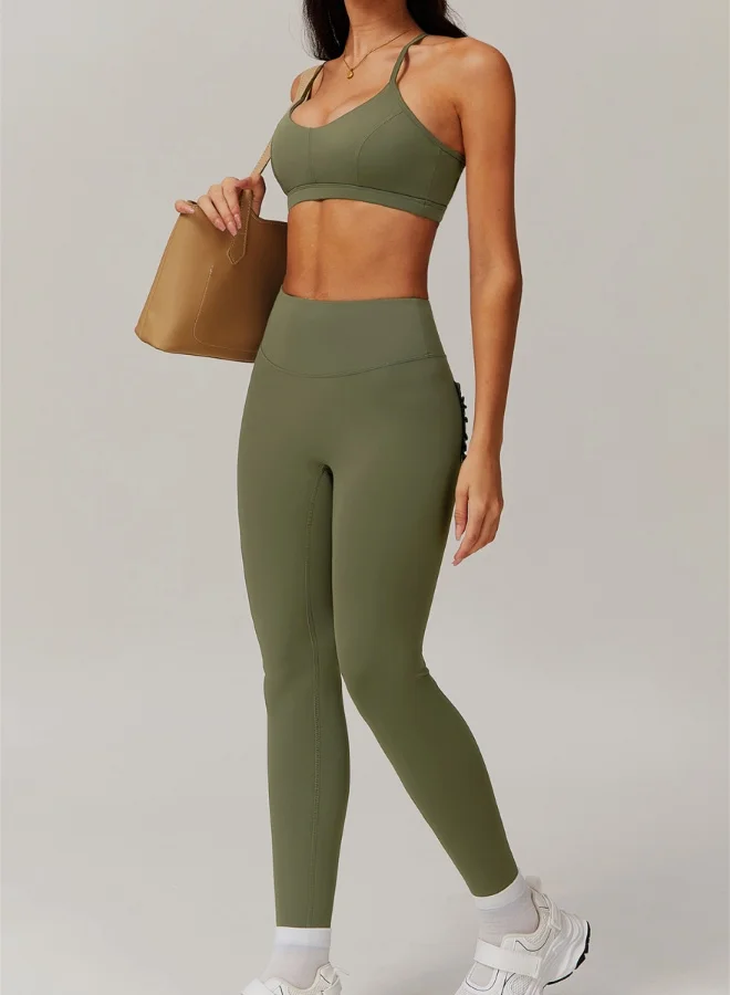 KAWN.YOGA Womens X Back Sports Bra