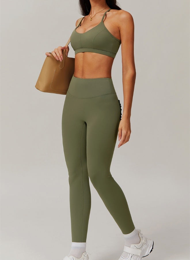 KAWN.YOGA Womens X Back Sports Bra  - Image 5