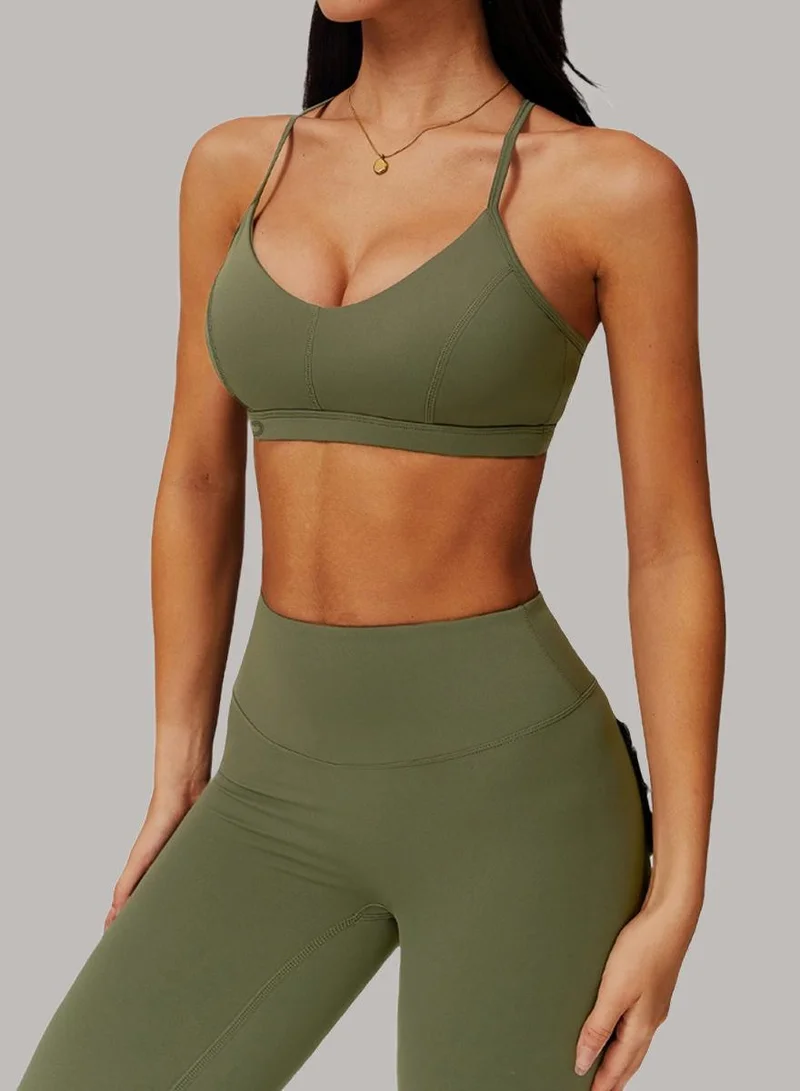 Womens X Back Sports Bra