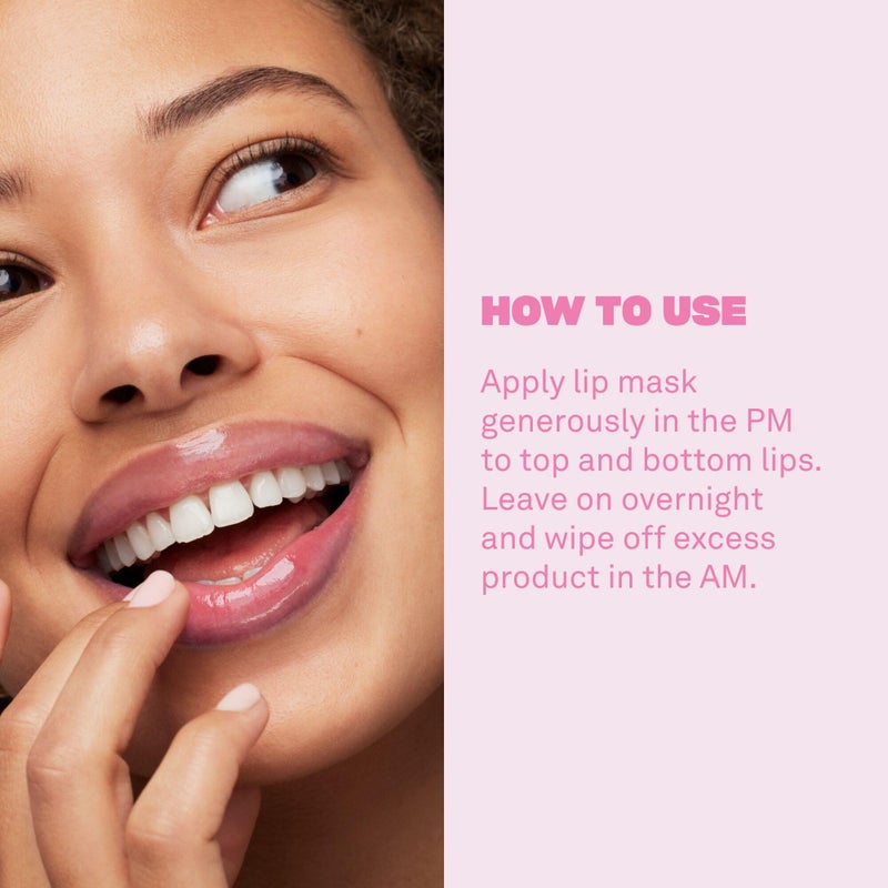 Babe Original Babe Glow Fragrance-Free Lip Sleeping Mask for Softer Lips, Hyaluronic Acid & Antioxidant Infused for Smoother, Moisturized Lips, Unscented, Cruelty-Freeâ€¦ - Image 3