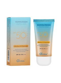 OCHEAL Sunscreen Isolating Cream Effective UV Protection, Hydrates Waterproof Face Sunblock Non-Sticky Cream Protect SPF 50+/PA+++(60g)  - Image 1