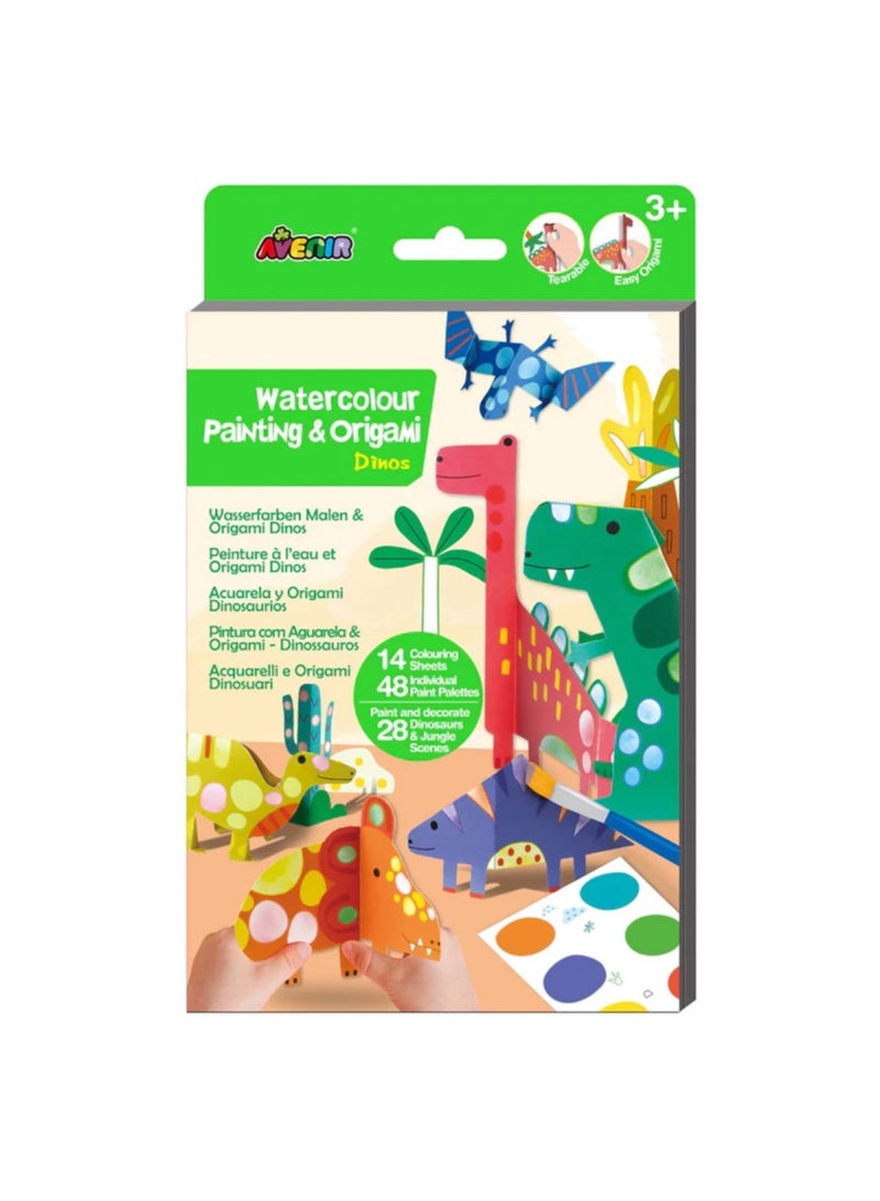 Avenir EGL AVE WATERCOLOUR PAINTING & ORIGAMI DINOS