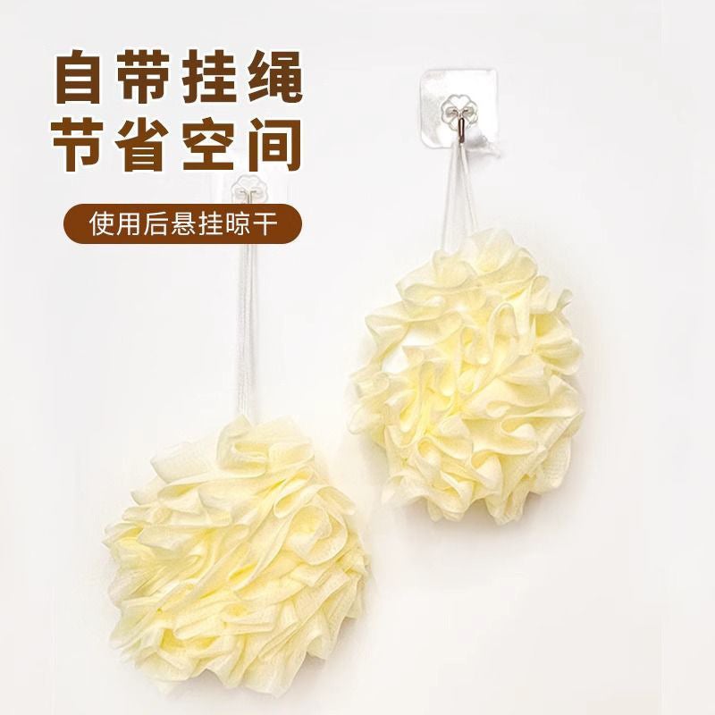 Two-In-One Bath Ball, Bath Ball That Can Be Wrapped In Soap, High-End, Non-Loose, Super Soft Bath Flower, Large Bath Artifact - Image 4