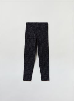 Ovs OVS Printed Stretch Cotton Leggings  - Image 2