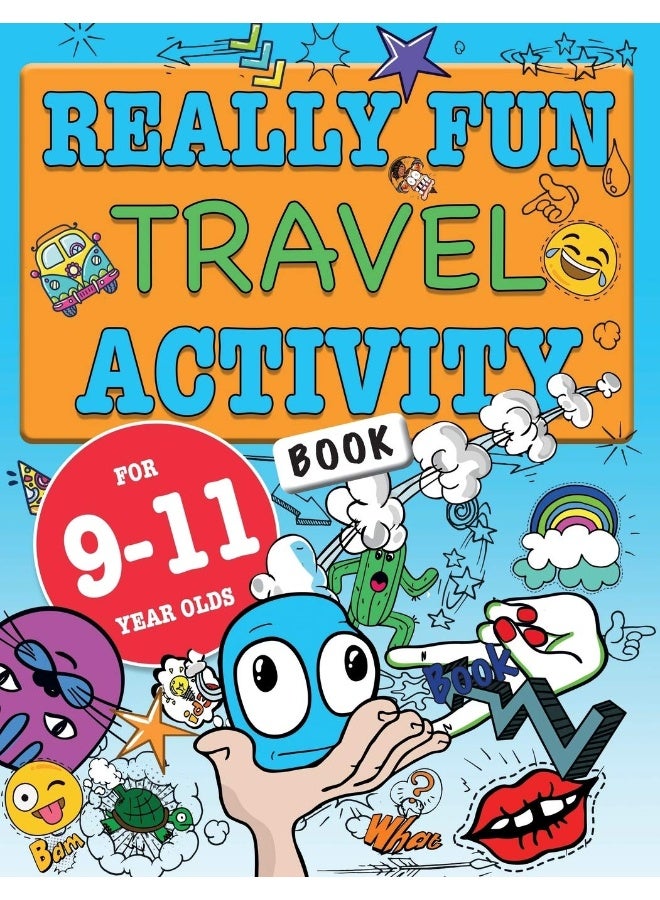 Really Fun Travel Activity Book For 9-11 Year Olds: Fun & educational activity book for nine to eleven year old children - Image 1