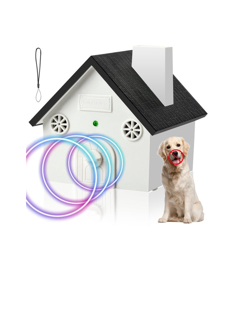 Excefore Anti Barking Device for Dogs, Ultrasonic Dog Bark Deterrent Devices High Up to 50 Ft Range, 4 Adjustable Modes Control, Weatherproof Dog Barking Silencer for Indoor & Outdoor, Safe for Dogs & People - Image 1