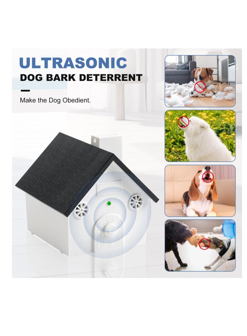 Excefore Anti Barking Device for Dogs, Ultrasonic Dog Bark Deterrent Devices High Up to 50 Ft Range, 4 Adjustable Modes Control, Weatherproof Dog Barking Silencer for Indoor & Outdoor, Safe for Dogs & People - Image 2