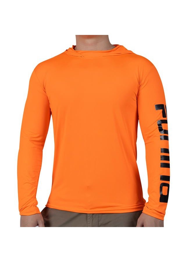 FONIRRA 3 Pack Construction Work Shirts for Men High Visibility Safety Long Sleeve T Shirt Sun Protection Hoodie UPF 50+ Quick Dry Hooded(YOBL,L) - Image 2