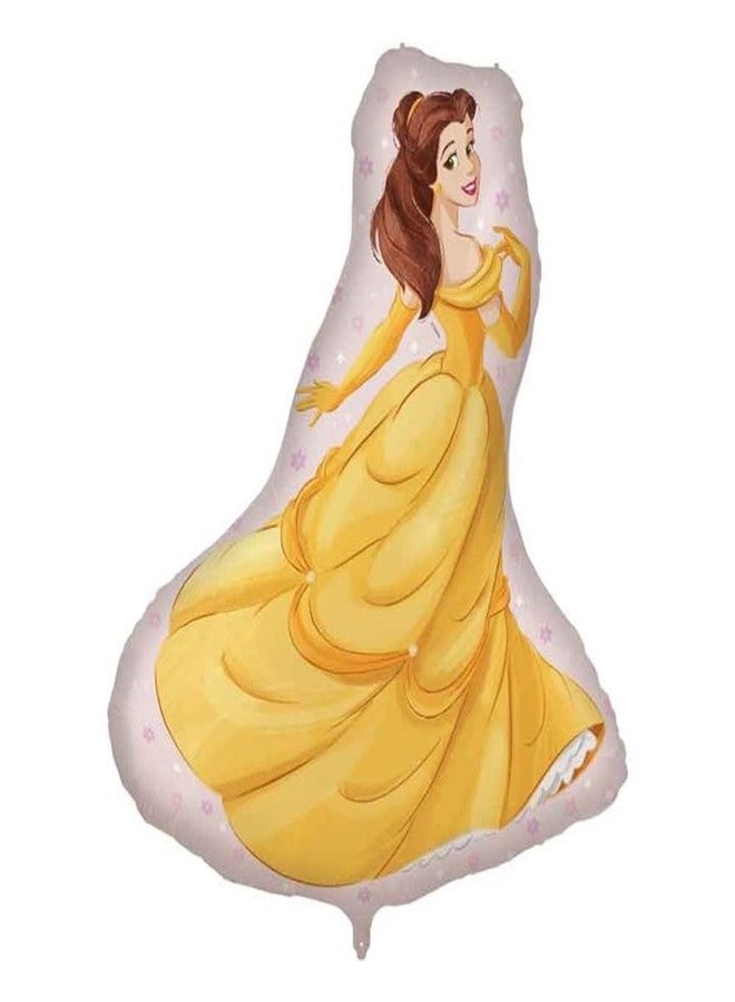 بروكوس - بالون فويل عملاق لشخصية بيل من فيلم ديزني الجميلة والوحش، قابل للنفخ بالهواء أو الهيليوم، هدية، زينة - Image 1