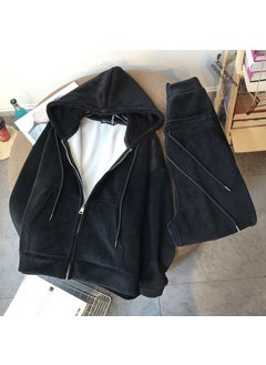 Black suit [double-sided velvet thickened ball high quality]]