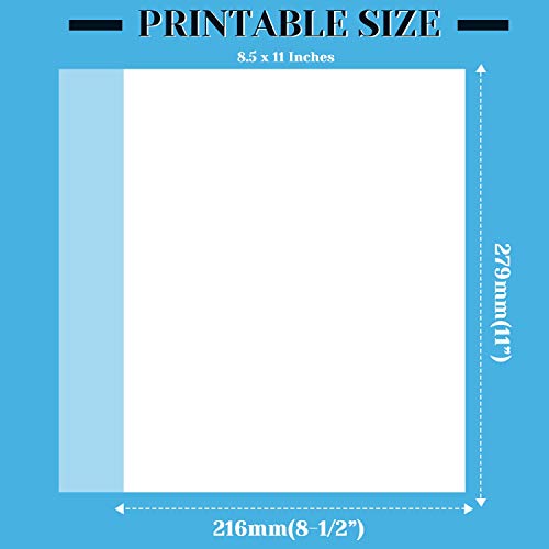 cridoz Vellum Paper, Cridoz 115GSM Transparent Vellum 8.5 x 11 Translucent Clear Printable Tracing Paper for Printing Invitation Cards - Image 5