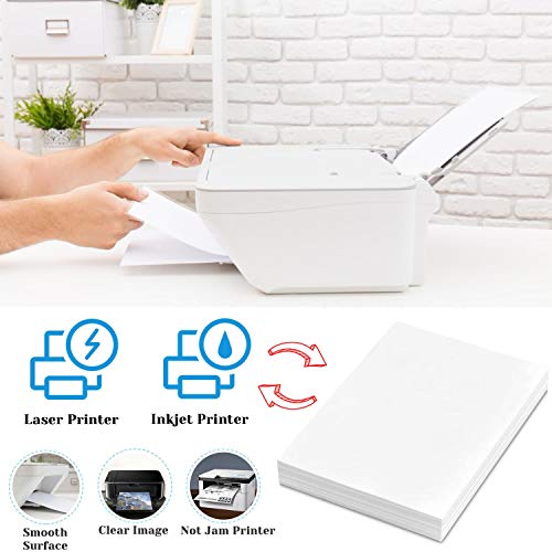cridoz Vellum Paper, Cridoz 115GSM Transparent Vellum 8.5 x 11 Translucent Clear Printable Tracing Paper for Printing Invitation Cards - Image 4