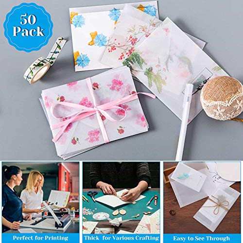cridoz Vellum Paper, Cridoz 115GSM Transparent Vellum 8.5 x 11 Translucent Clear Printable Tracing Paper for Printing Invitation Cards - Image 3