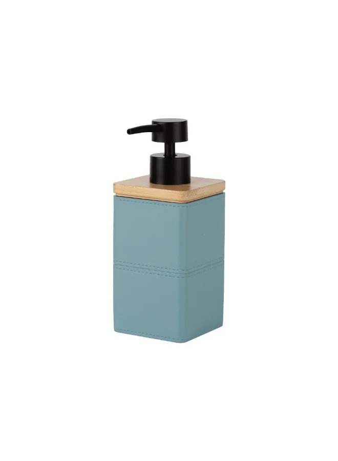 دانوب هوم Velora Bathroom Accessories Set Pastel Blue Soap Dispenser Set 7.2x7.2x12.5/17.5cm