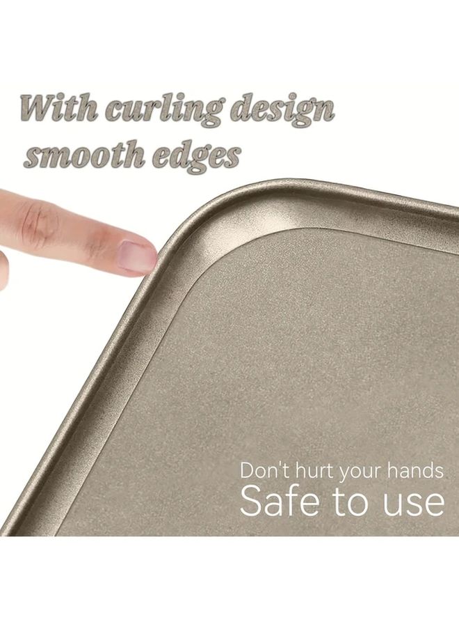 KVAGO Nonstick Springform Cake Pan With Removable Bottom Large Rectangle Cheesecake Ice Cream Bakeware Easy Clean Carbon Steel Golden 9.45 Inch Length 5.5 Inch Width 2.55 Inch Height For Birthday Cakes Pies Deep Dish Pizza - Image 4