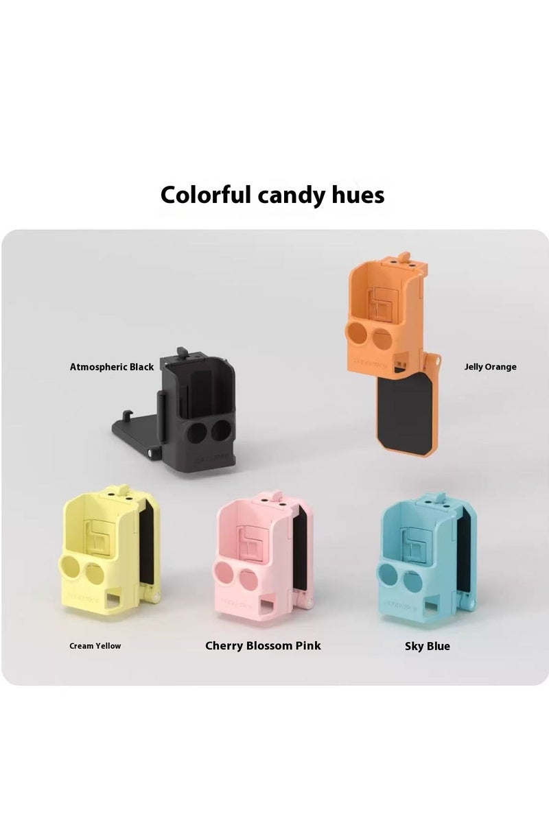 سني لايف Sunnylife DJI Osmo Pocket 3 قاعدة حامل مغناطيسية قابلة لتعديل الزاوية، قاعدة سطح مكتب متعددة الوظائف (أسود) - Image 2