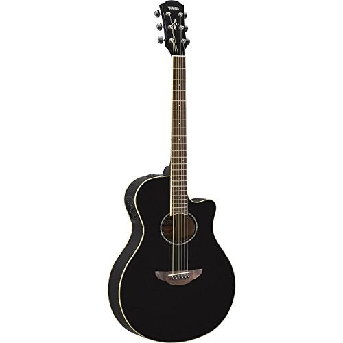 Yamaha APX600 BL Thin Body AcousticElectric Guitar Black - Image 1