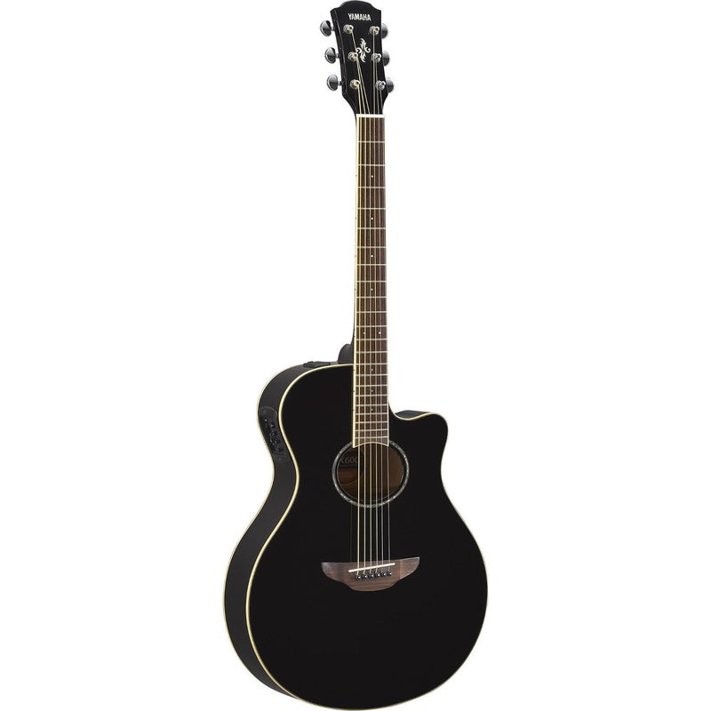 Yamaha APX600 BL Thin Body AcousticElectric Guitar Black - Image 2
