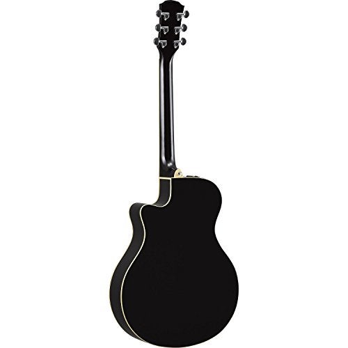 Yamaha APX600 BL Thin Body AcousticElectric Guitar Black - Image 3