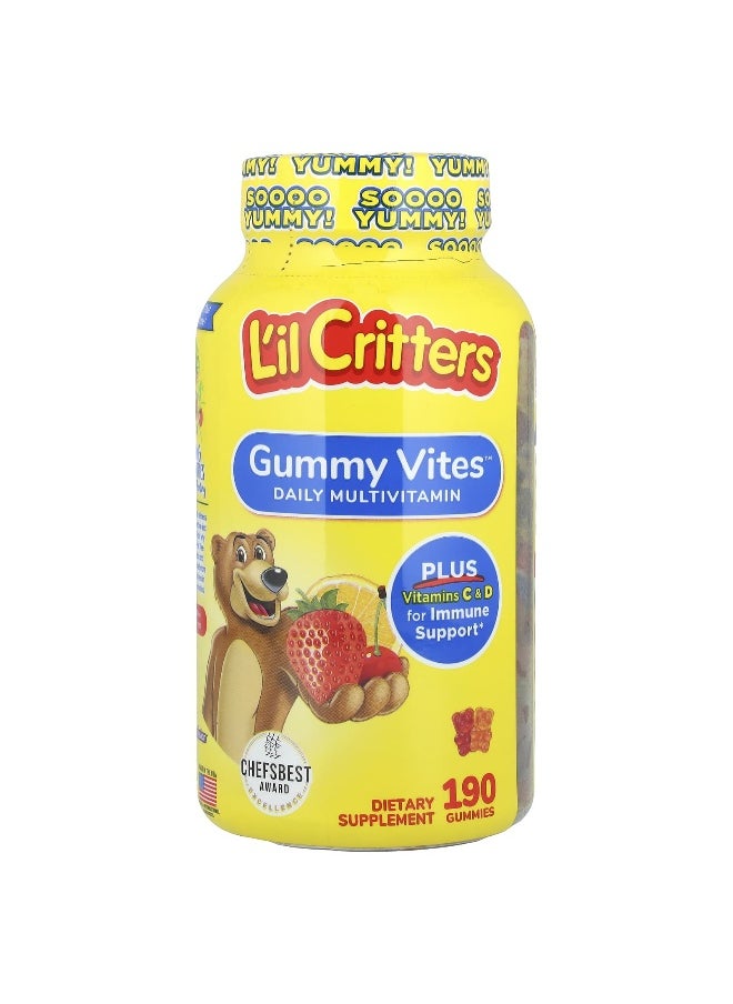 Lil Critters - L'il Critters, Gummy Vites™ Daily Multivitamin, 190 Gummies - Image 1